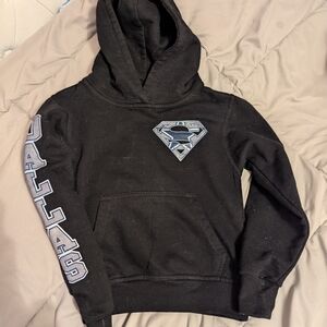 Dallas Cowboys And Superman Design Kids Hoodie
